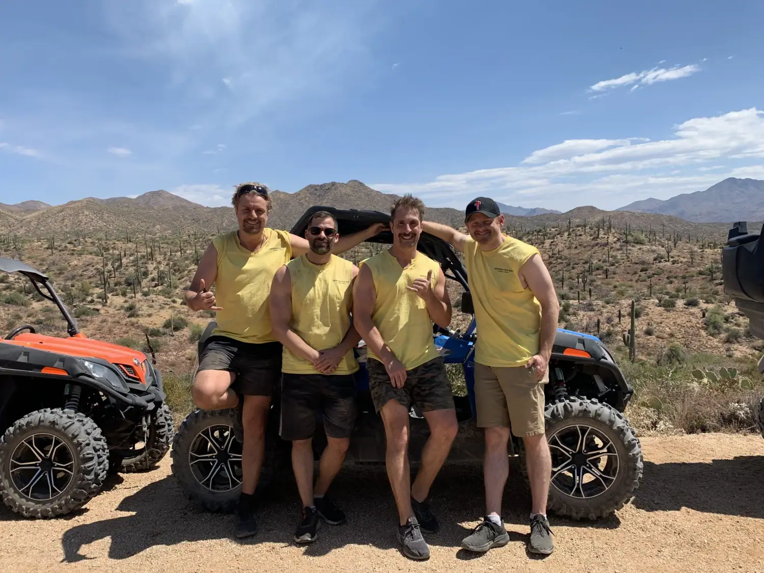 Bachelor party sand buggy tour